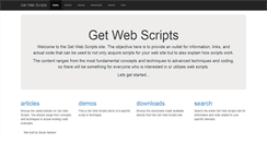 Desktop Screenshot of getwebscripts.com